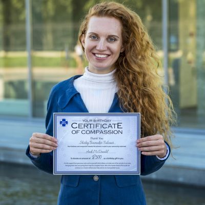 GRSPCA Certificate of Compassion lady 02