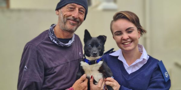 RSPCA Staff & Puppy